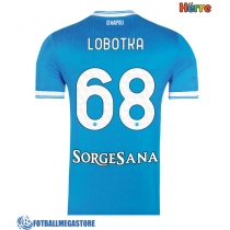 Fotballdrakt Herre SSC Napoli Stanislav Lobotka #68 Hjemmedrakt 2025-26 Kortermet